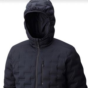 Mountain Hardwear Black StretchDown Hooded Jacket